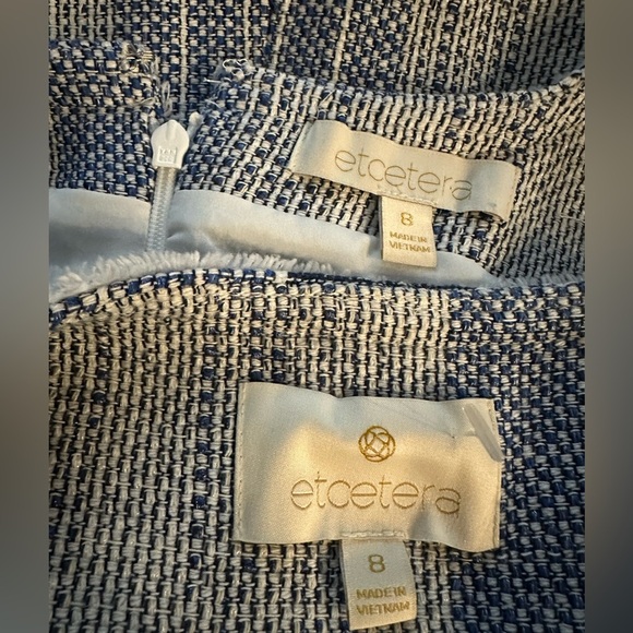 Etcetera two piece tweed dress/jacket size 8 - Picture 11 of 13